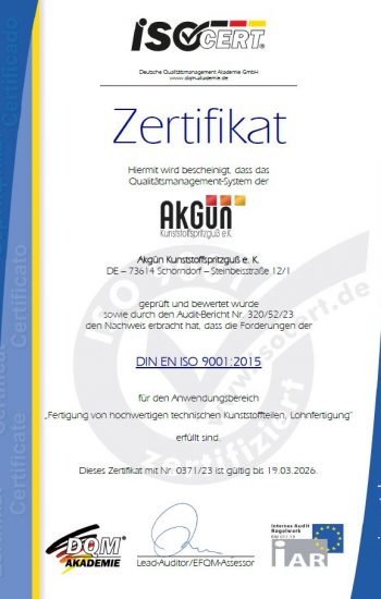 Zertifikat 2023